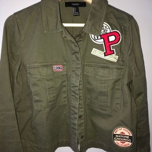 army green jacket